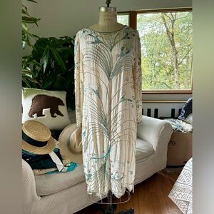 Vintage 1990’s ARGENTI NOTTE beaded 100% silk dress- size 10!